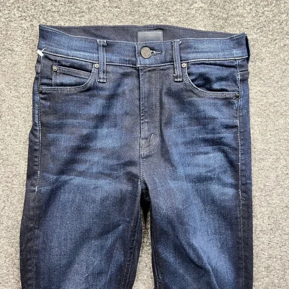 Mother Jeans Womens 25 Blue The Mid Rise Dazzler Ankle Now Or Never 1686-625 - Picture 14 of 16